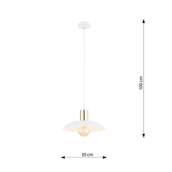 Lampa Wisząca Emibig Spirit 1 White (1321/1)