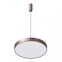 Nowoczesna Brązowa lampa wisząca LED Orbital 40 cm Italux