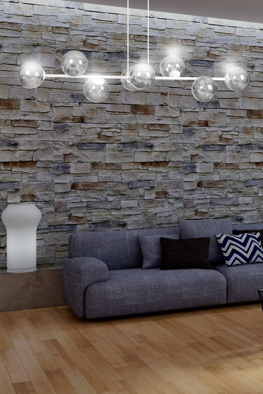 Wisząca lampa ROSSI 8 WH GRAFIT biały (878/8) - Emibig
