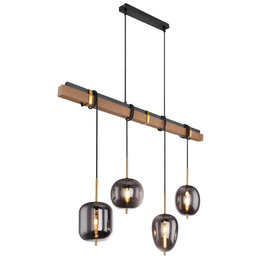 Globo Lighting 15345-4H Lampa wisząca Blacky