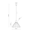 Zwis TK Lighting Modesto 10156
