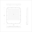 Spot Ogrodowy Italux Timbo FD-23913-100W