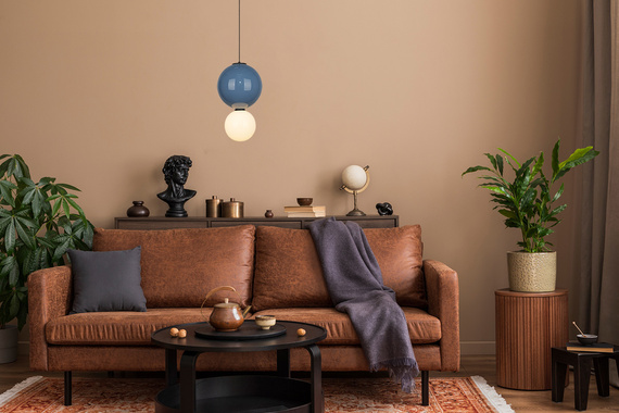 Lampa Wisząca Italux Pieve Pnd-95221-1S-Blu