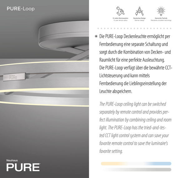 Plafon Zuma Line Pure Loop 003902-031718