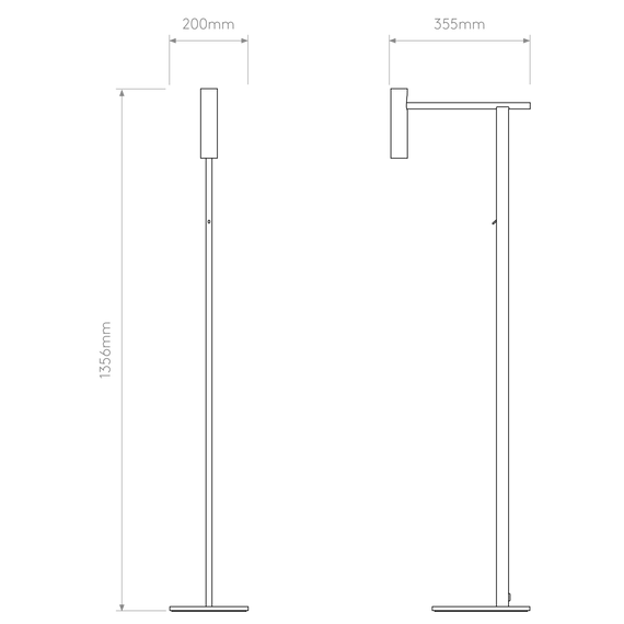 Lampa Stojąca Astro Leda 1457001