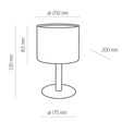 Lampa stołowa Deva 5217 TK Lighting