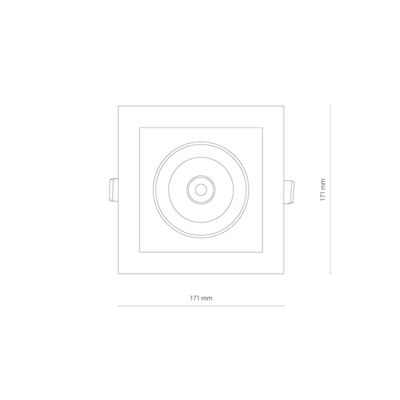 Oprawa Do Zabudowy Nowodvorski Cl Dia Led 30W 8718