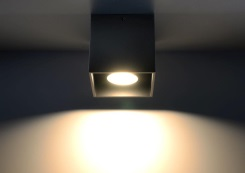 Plafon Sollux Lighting Quad 1 czarny SL.0022