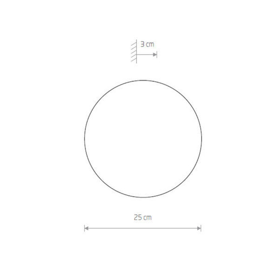Lampa ścienna Nowodvorski Ring M 10281