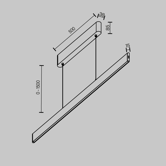 Lampa Wisząca Maytoni Euphoria P109PL-36W2.7-6K-W