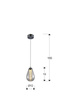 Lampa wisząca LED Schuller Taccia 1L 394318