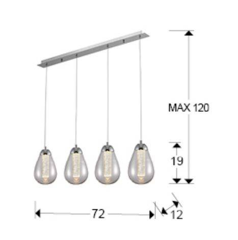 Lampa wisząca Schuller Taccia 394460 