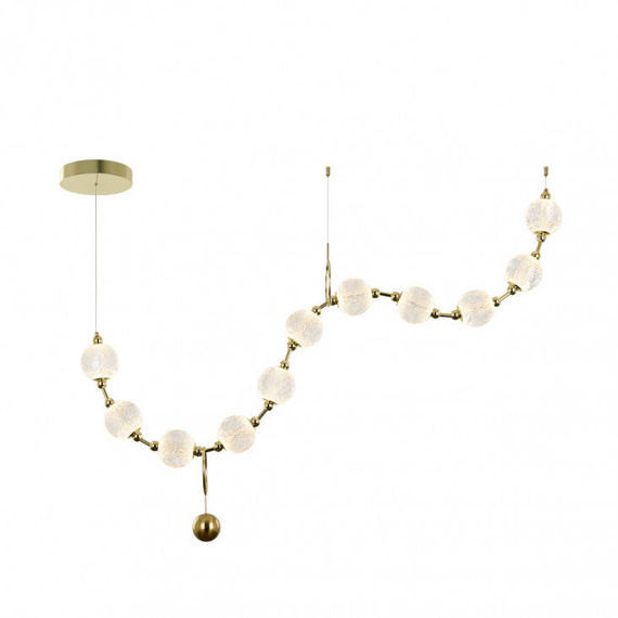 Nowoczesna Lampa Wisząca Morano PND-93829-44W-3K-GD