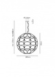 Lampa wiszca Fabbian Giro F30 A03 21