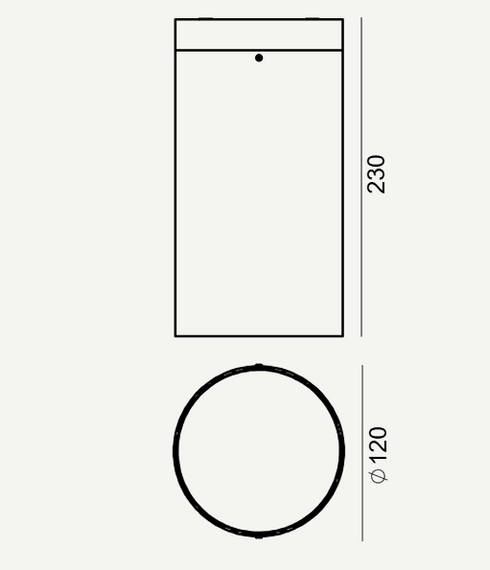 Norlys Lampa sufitowa 2122BL Nidaros