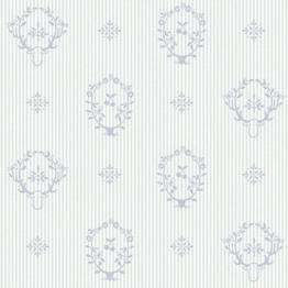 Błękitna tapeta dziecięca Grandeco JACK 'N ROSE LL-08-04-4