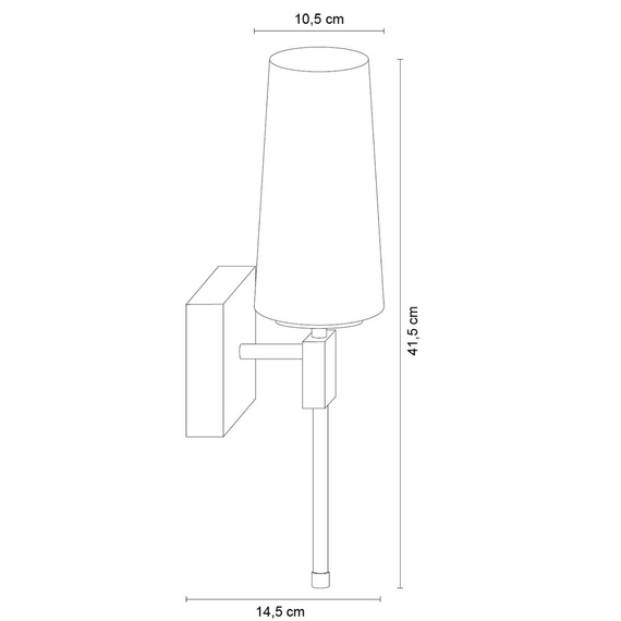 Lampa ścienna 1247 Zuma Line Vincenza