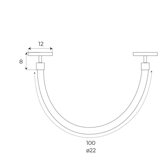 Lampa do magnetycznego szynoprzewodu M0035N Maxlight Magnetic System On/Off