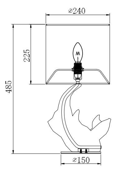 Lampa stołowa Maytoni Nashorn MOD470-TL-01-W