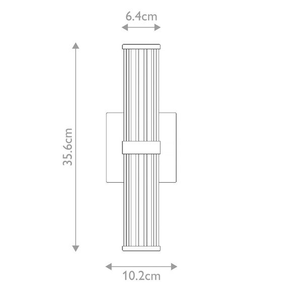 Eurofase Lampa ścienna Fayton QN-FAYTON-S-BK