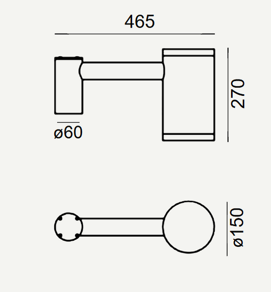 Norlys 6460BL Lampa stojąca zewnętrzna Mora 