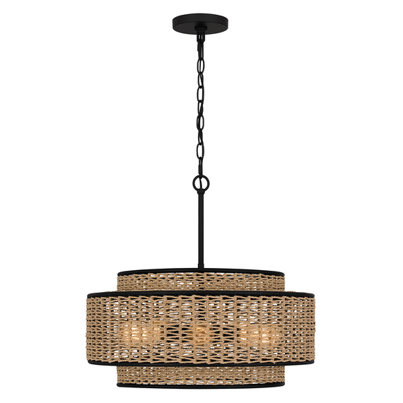 Żyrandol Elstead Lighting QZ-TETON-5P-MBK