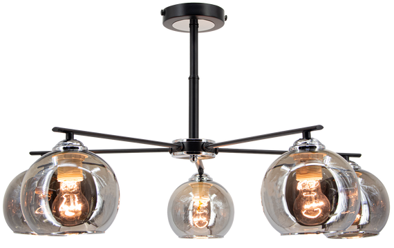 Żyrandol Elem Neapol 1859/5 8C BL