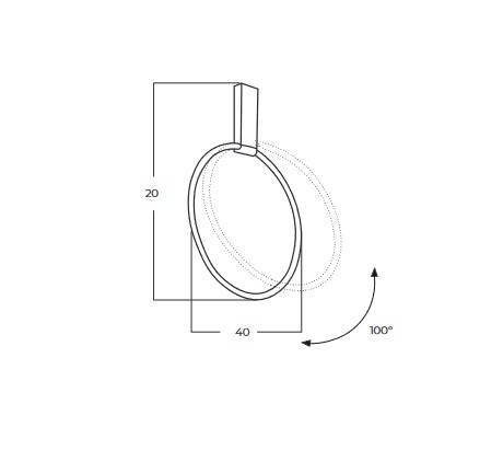 Kinkiet Azzardo Vincent 40 BK AZ6200
