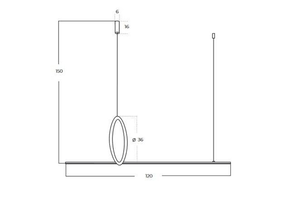 Lampa Wisząca Azzardo Pelle 3-step DIMM GO AZ5757
