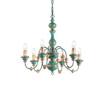 Lampa wisząca Ideal Lux PISA SP6 BLU