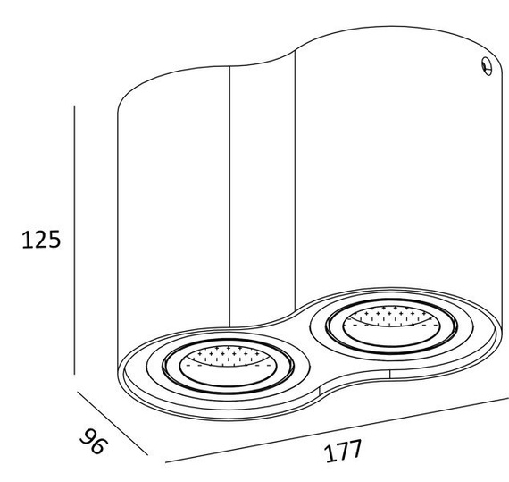 Plafon Zuma Line Rondoo 50407-WH