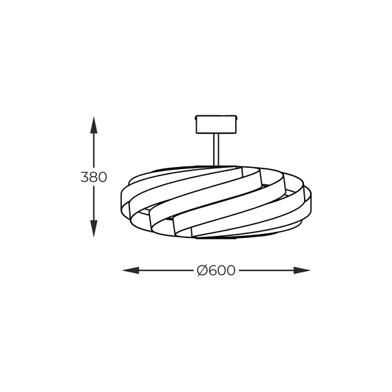 Plafon Zuma Line Vento 133867-025757