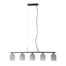 Italux PND-40814-5-BK-HBR Oprawa wisząca Simona