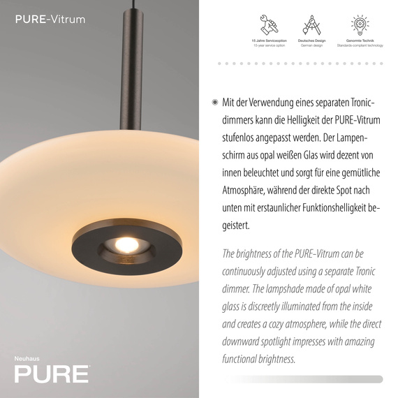 Zwis Zuma Line Pure Vitrum 003902-030774