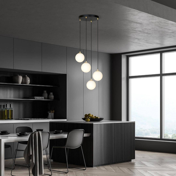 Zwis ROYAL 4 BL czarny-Złoty (1243/4) - Emibig