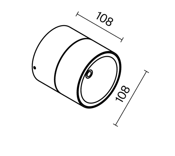 Maytoni Spin 12W O310CL-L12W3K Lampa sufitowa ogrodowa