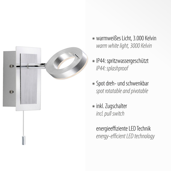 Lampa Ścienna Zuma Line Sileda 003902-002817