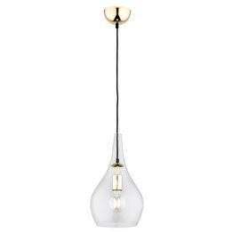 Lampa nad wyspę transparentne szkło Argon Santana 4045