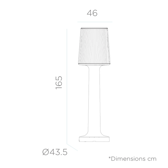 Lampa Podłogowa Moosee Carmen LUMCR165WLNW