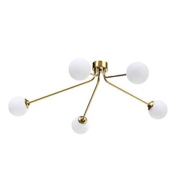 Plafoniera Złota Berella Light Tenza 5 BL5475
