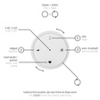 Lampa Wisząca Zuma Line Pure E-flying Rings 003902-035398