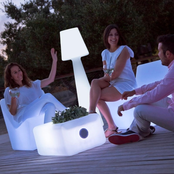 Lampa Stojąca Zewnętrzna Moosee Lola LUMLL165WLNW