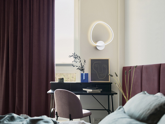 Schuller Lampa ścienna Opalis 259040