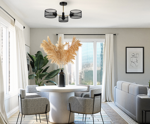 Żyrandol Elem Vito 1097/3 BL TR