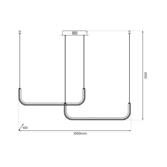 Lampa Wisząca Milagro Horizon ML1180