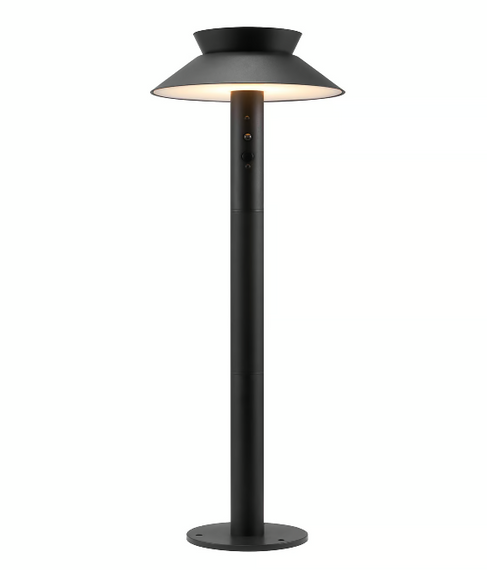 Czarna lampa Stojąca Nordlux Justina Solar 2418098003