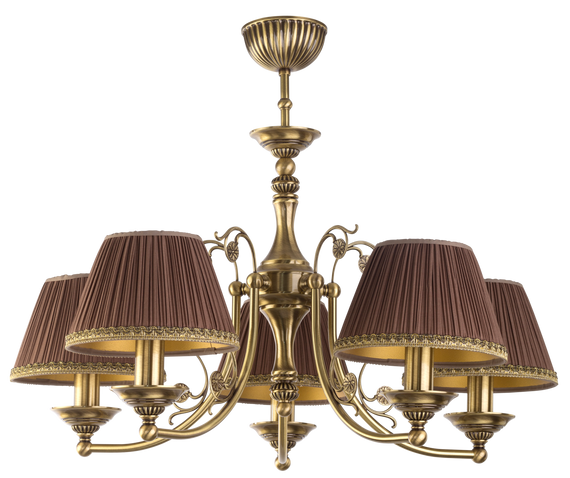 Lampa wisząca Kutek Casamia CAS-ZW-5(P/A) Patyna