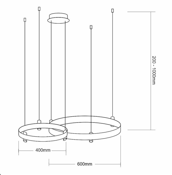 Lampa wisząca Milagro Elegance ML0997