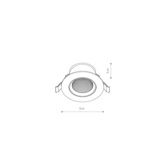Oprawa wpuszczana Nowodvorski Egina Led 5W 10547