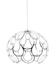 Lampa wisząca nowoczesna LED Berella Light Aspilia 55 cm chrom BL1072